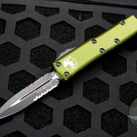 Microtech UTX-85 OD Green D/E Knife Part Serrated Black Blade 232-2 OD