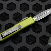 Microtech UTX-85 OD Green D/E Knife Part Serrated Black Blade 232-2 OD