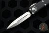Microtech UTX-85 Black Double Edge OTF Knife Satin Blade 232-4