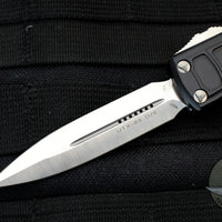 Microtech UTX-85 II OTF Knife- DE- Stepped Black Handle with Satin Blade 232II-4 S
