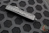 Microtech UTX-85 II OTF Knife- Stepside- Double Edge- Black Tactical Handle- Black Double Full Serrated Blade 232II-D3 TS