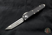 Microtech UTX-85 Black Tanto Edge OTF Knife Stonewash Blade 233-10