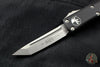 Microtech UTX-85 OTF Knife- Tanto Edge- Black Handle- Stonewash Blade 233-10