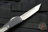 Microtech UTX-85 Tanto Edge OTF Knife Tan G-10 Top Apocalyptic Full Serrated Blade 233-12 APGTTAS