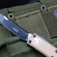Microtech UTX-85 Tan Tanto Edge OTF Knife Black Blade 233-1 TA