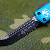 Microtech Turquoise UTX-85 Tanto Edge TE Knife Black Part Serrated Blade 233-2 TQ