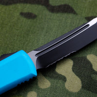 Microtech Turquoise UTX-85 Tanto Edge TE Knife Black Part Serrated Blade 233-2 TQ