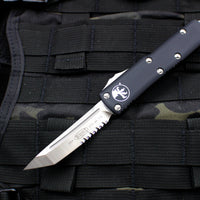 Microtech UTX-85 Black Tanto Edge OTF Knife Part Serrated Satin Blade 233-5