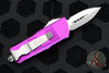 Microtech Mini Troodon OTF-Double Edge- Violet With Stonewash Blade 238-10 VI