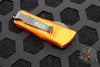 Microtech Mini Troodon OTF Knife- Double Edge- Orange Handle- Black Blade 238-1 OR