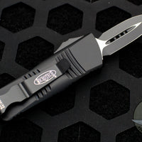 Microtech Mini Troodon Black Tactical Double Edge OTF With Black Blade and Hardware 238-1 T