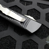 Microtech Mini Troodon Black Double Edge OTF With Satin Blade 238-4