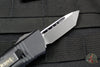 Microtech Mini Troodon OTF Knife- Tanto Edge- Tactical- Black Handle- Black Blade and Hardware 240-1 T