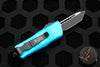 Microtech Mini Troodon OTF Knife- Tanto Edge- Turquoise With Black Blade and Hardware 240-1 TQ