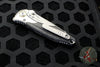 Microtech Socom Bravo PROTOTYPE Tanto Edge Full Serrated Bead Blast Finish Titanium Handle with Carbon Fiber Scales Bronze Pivot Collar 261-9 CTFI PR