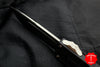 Microtech Scarab II Black Single Edge Stonewash Blade 278-10
