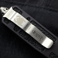 Microtech Scarab II Black Single Edge Stonewash Blade 278-10