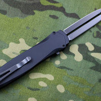 Protech Dark Angel Auto (OTF) Black with Double Edge Black Blade 3202