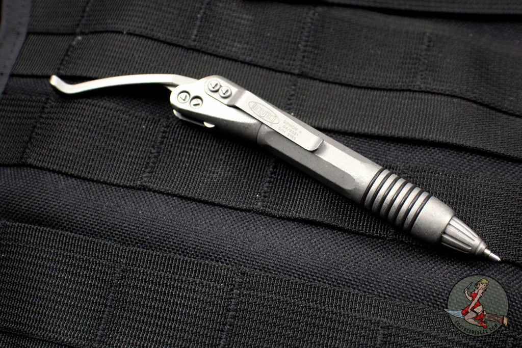 Microtech Siphon Ii Microtech Apocalyptic Siphon II Stainless Steel with Apocalyptic Hardw ...
