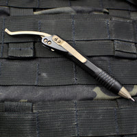 Microtech Black Siphon II Stainless Steel with Bronzed Apocalyptic Internals 401-SS-BKBZAP