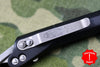Microtech Black Siphon II Stainless Steel with Bronzed Hardware 401-SS-BKBZ
