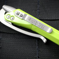 Microtech Lime Green Siphon II Stainless Steel Pen 401-SS-LG