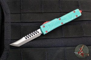 Microtech UTX-70 OTF Knife- Hellhound Edge- Bounty Hunter- Apocalyptic Blade 419-10 BH