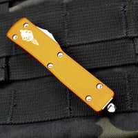 Microtech UTX-70 Orange Hellhound (OTF) Stonewash Blade 419-10 OR