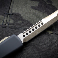 Microtech UTX-70 Black Hellhound (OTF) Bronzed Blade 419-13