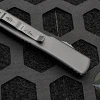 Microtech UTX-70 OTF Knife- Shadow- Hellhound- Black DLC Blade 419-1 DLCTSH
