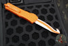 Microtech Combat Troodon OTF Knife- Frag- HS RESCUE- Cerakote Orange Handle- Orange Full Serrated Blade 601-3 CORHS