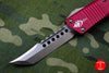 Troodon Hellhound Edge OTF Knife Red Handle Bronzed Blade 619-13 RD