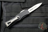 Microtech Hera OTF Knife- Double Edge- Black Handle- Stonewash Blade 702-10