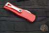 Microtech Hera- Double Edge- Red Handle- Stonewash Blade 702-10 RD