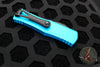 Microtech Hera- Double Edge- Turquoise Handle With Black Plain Edge Blade 702-1 TQ