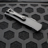 Microtech Hera- Tactical- Double Edge- Black Handle With Black Full Serrated Edge Blade 702-3 T