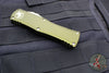 Microtech Hera OTF Knife- Single Edge- OD Green Handle- Stonewash Part Serrated 703-11 OD