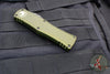 Microtech Hera OTF Knife- Single Edge- OD Green Handle- Black Standard 703-1 OD