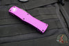 Microtech Hera OTF Knife- Single Edge- Violet Handle- Black Standard 703-1 VI