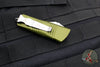 Microtech Mini Troodon OTF Knife- Hellhound Edge- OD Green Handle- Stonewash Blade 819-10 ODS