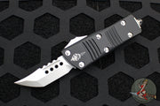 Microtech Mini Troodon OTF Knife- Hellhound Edge- Black Handle- Stonewash Blade 819-10 S