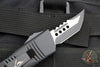 Microtech Mini Troodon OTF Knife- Hellhound Edge- Tactical- Black Handle- Black Blade 819-1 TS