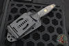 Microtech Socom Alpha- Mini- Warcom Edge- Black DLC Plain Edge Blade 93M-1 DLCCFS