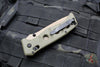Benchmade Adamas Flat Earth Brown Drop Point Olive Drab G-10 Scales 275FE-2
