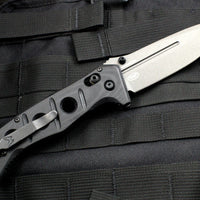 Benchmade Adamas Gray Drop Point Black G-10 Scales 275GY-1