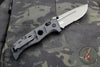 Benchmade Adamas- Gray Part Serrated Drop Point- Black G-10 Scales 275SGY-1
