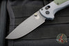 Benchmade Redoubt- Drop Point- Gray Grivory Scales- Black Plain Edge Blade 430BK