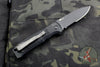 Benchmade Casbah Out The Side OTS Black Body With Black Drop Point Part Serrated Blade 4400SBK