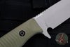 Benchmade 539GY Anonimous Fixed Blade- Textured OD Green G-10 Handles- Gray plain Edge