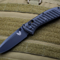 Benchmade Mini Presidio II Black CF-Elite Handle Black Plain Edge Blade 575BK-1